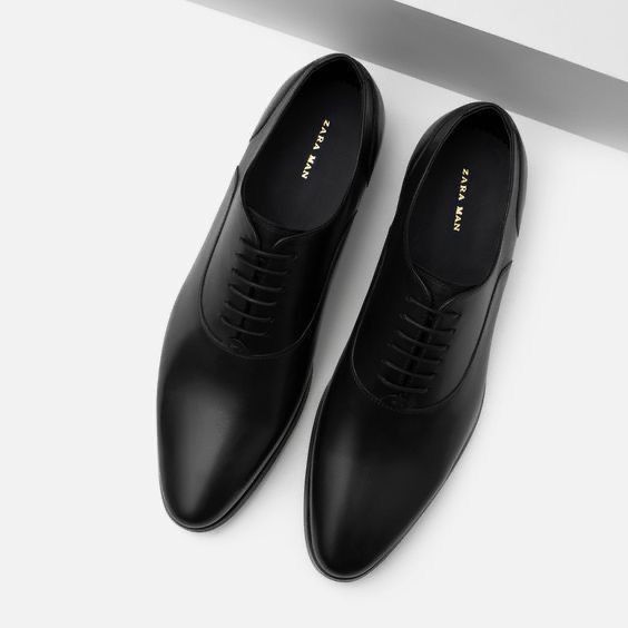Oxford black classy shoes