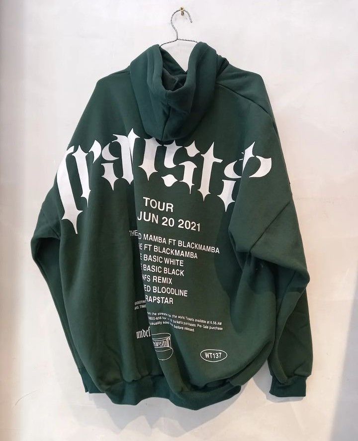 Customized green sweatshirt